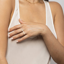 Load image into Gallery viewer, LINEA RING - Gold Vermeil & Pink Tourmaline