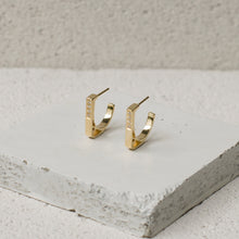 Load image into Gallery viewer, KIREA HOOPS - 14k Gold & Pave Diamonds