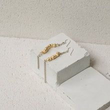 Load image into Gallery viewer, SOLMU DROP EARRINGS - Gold Vermeil, Silver & Diamonds