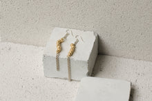 Load image into Gallery viewer, SOLMU DROP EARRINGS - Gold Vermeil, Silver & Diamonds