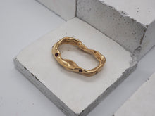 Load image into Gallery viewer, LUPE RING - Gold Vermeil & Pink Rhodolite