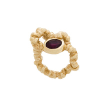 Load image into Gallery viewer, SOLMU RING - 14k Gold & Garnet