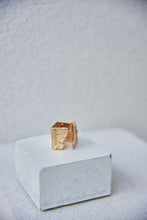 Load image into Gallery viewer, BROKEN PARED RING - 14k Gold & Green Tourmaline