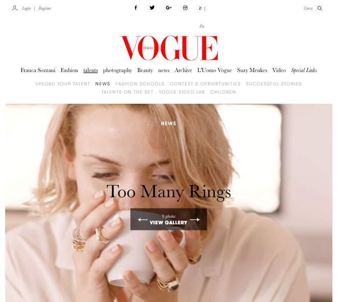 Vogue Talents - Online