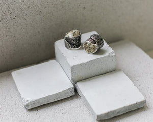 JARDIN RING - Texture Silver