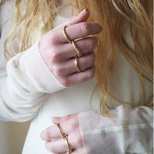 Load image into Gallery viewer, ZINKIR RING - Three Piece 14k Gold