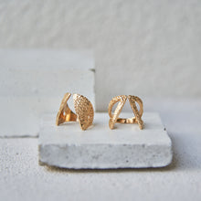 Load image into Gallery viewer, c/o CLAAVI RING - Textured 14k Gold