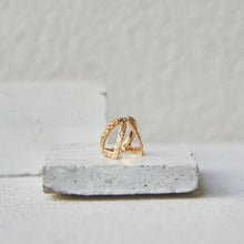 Load image into Gallery viewer, c/o CLAAVI RING - Textured 14k Gold