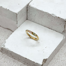 Load image into Gallery viewer, CARTE RING - Gold Vermeil w. Watermelon Tourmaline