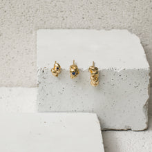 Load image into Gallery viewer, SOLMU STUD SET - 14k Gold &amp; Blue Sapphires
