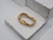 Load image into Gallery viewer, LUPE RING - Gold Vermeil &amp; Pink Rhodolite