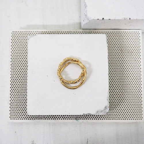 ZINKIR RING - Two Piece 14k Gold
