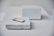 Load image into Gallery viewer, Mens Textured Linea Ring - Oxidised Silver