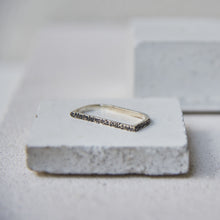 Load image into Gallery viewer, LINEA RING - Textured Silver