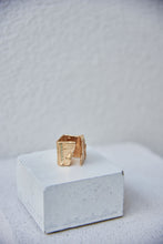 Load image into Gallery viewer, BROKEN PARED RING - 14k Gold &amp; Green Tourmaline
