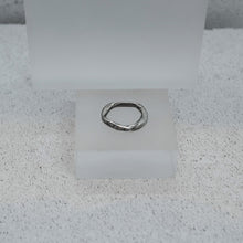 Load image into Gallery viewer, CARTE RING - Oxidised Silver &amp; Grey Diamonds